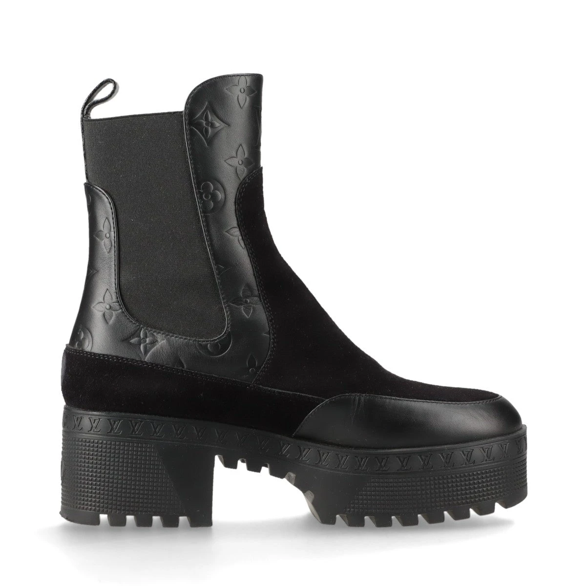 ヴィトン ローリエートライン サイドゴアブーツ 現行モデル 定価23.7万 ヴィトン ローリエートライン サイドゴアブーツ 現行モデル 定価