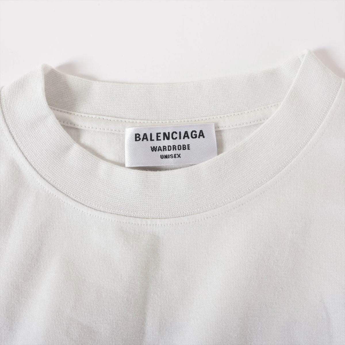 正規品 定価12万 BALENCIAGA wardrobeロゴ刺繍TシャツXXS 【公式通販】