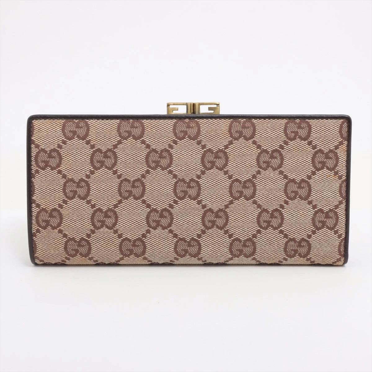 GUCCI GGキャンバス 長財布 ベージュ