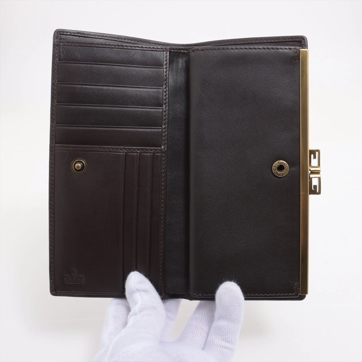 グッチ GGキャンバス 106650 長財布 ベージュ A3351608｜中古ブランド