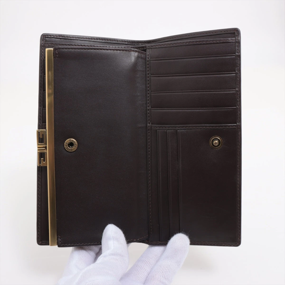 グッチ GGキャンバス 106650 長財布 ベージュ A3351608｜中古ブランド
