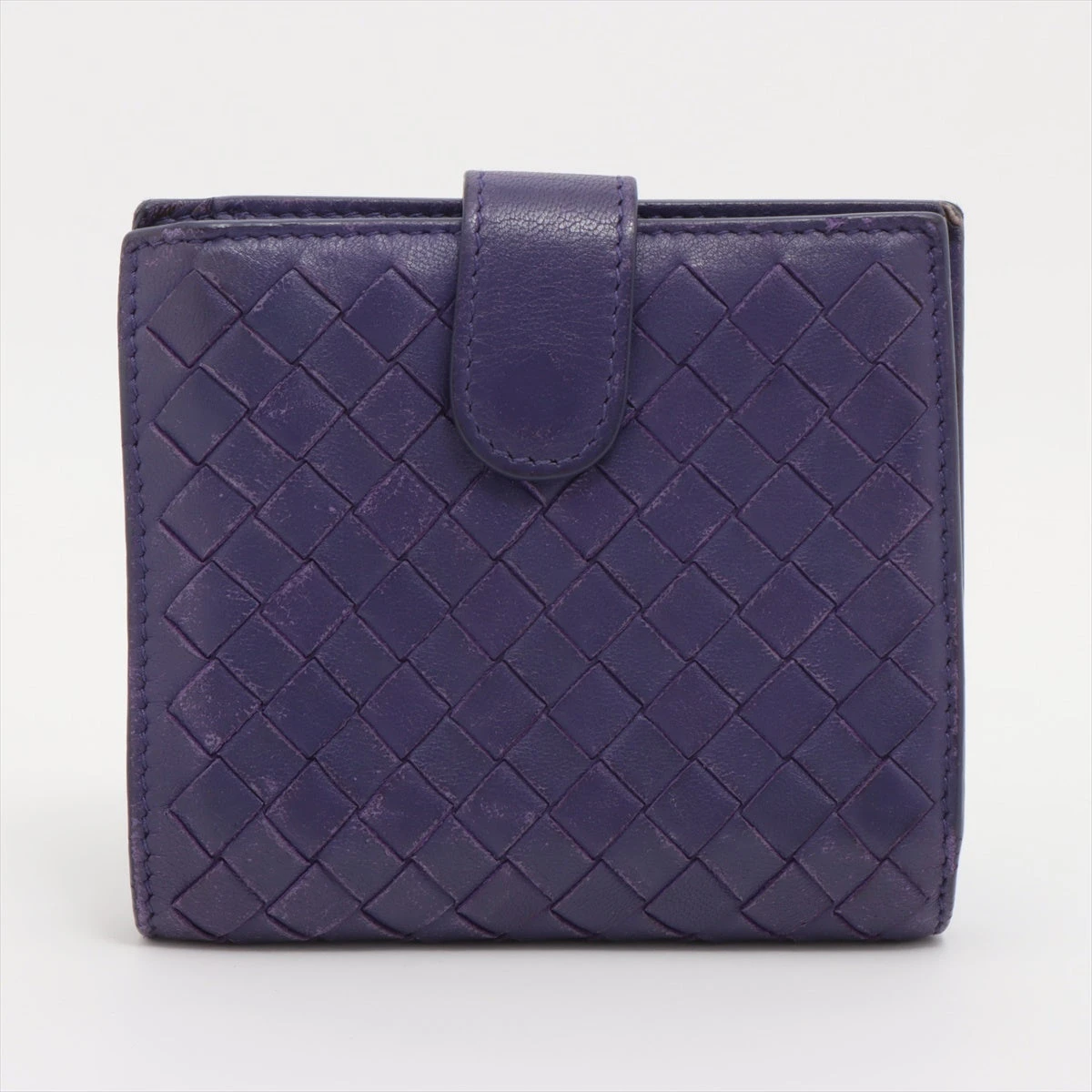 ボッテガヴェネタ　ミニ財布　紫　専用です BOTTEGA VENETA ボッテガヴェネタ 二つ折り財布 カセット