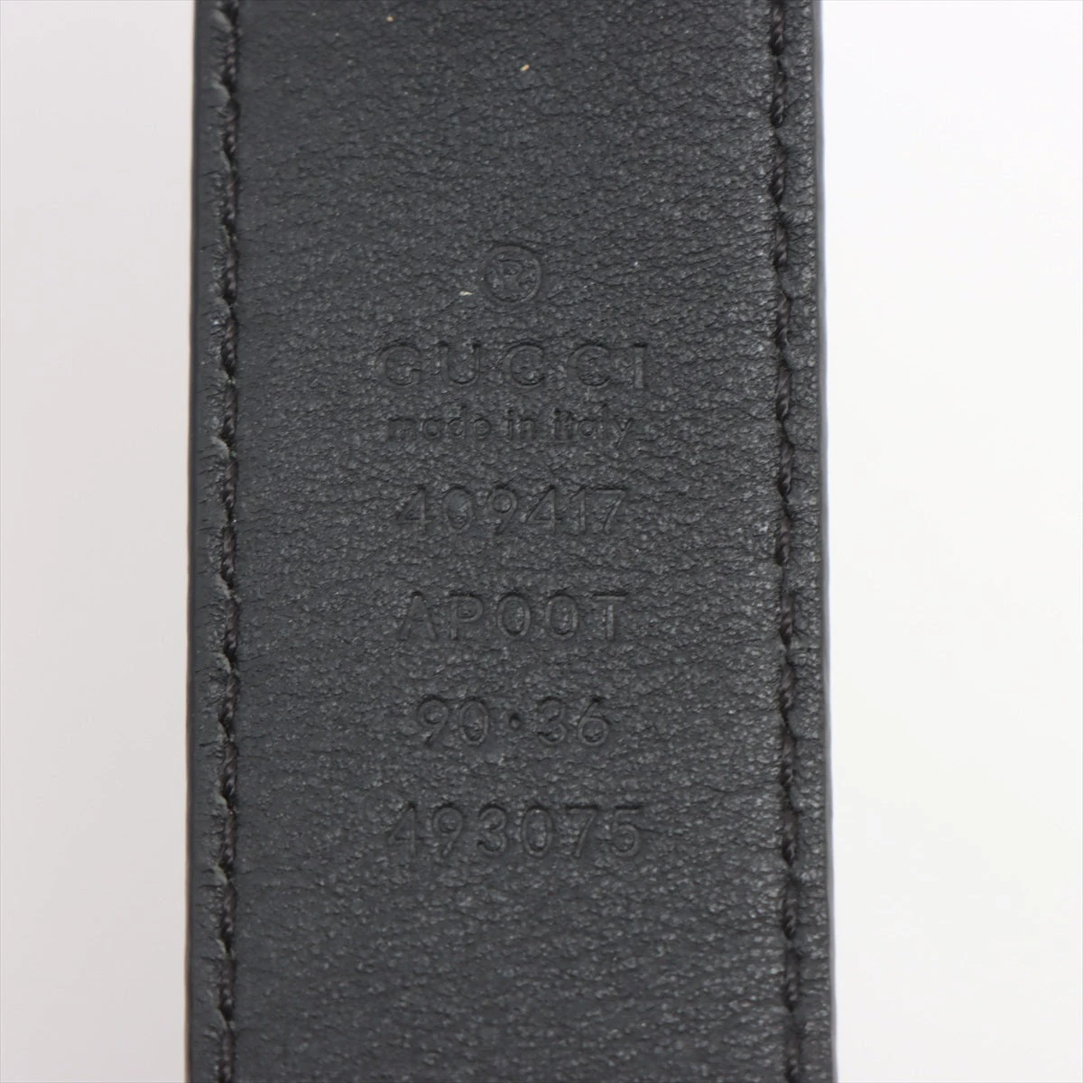【セール】グッチ☆GGマーモントキャンバス＆レザーベルト409417 GUCCI UNISEX DOUBLE GG ANTIQUE BRASS MARMONT THIN WHITE BELT