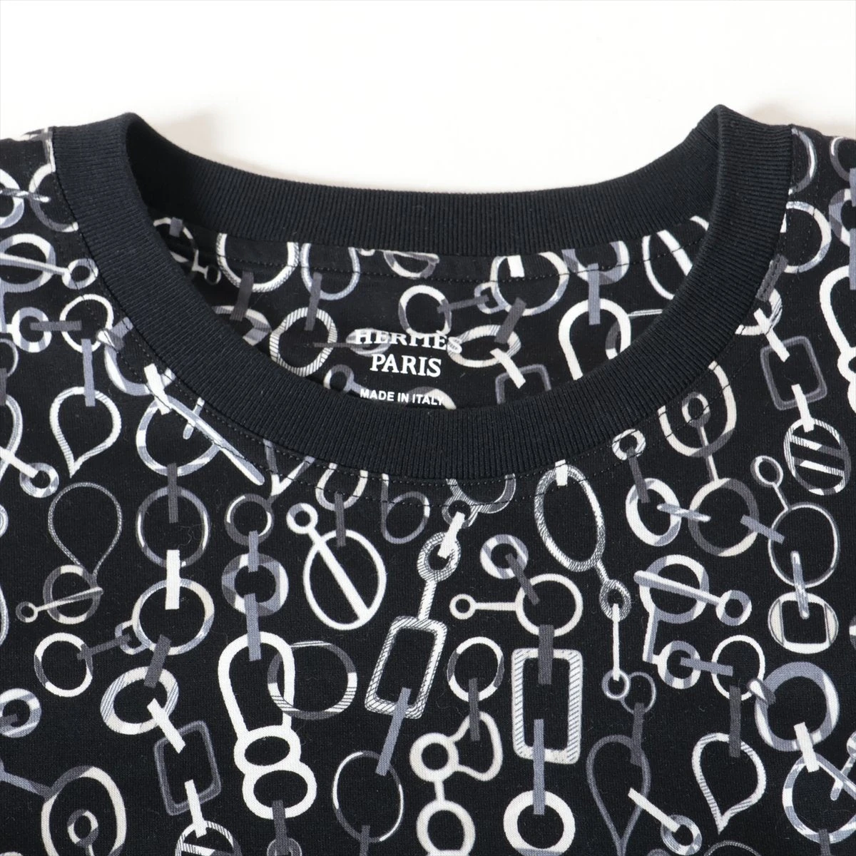 エルメス　Tシャツ　38 コットン エルメス コットン×シルク Tシャツ 38 レディース ピンク