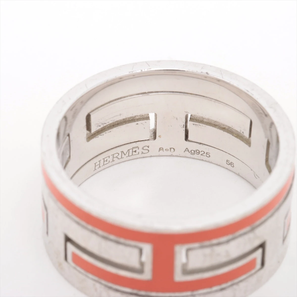 HERMES ムーブアッシュ　リング　オレンジ　シルバー　48 楽天市場】【ジュエリー】HERMES エルメス ムーブアッシュ