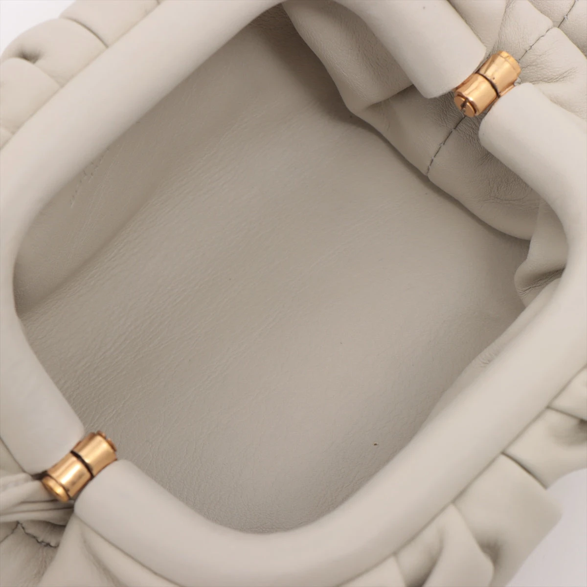 ボッテガヴェネタ　ホーボー　ワンショルダー　オールレザー ゴールド 日本直送 名牌中古包 】Bottega Veneta ボッテガヴェネタ Jodie