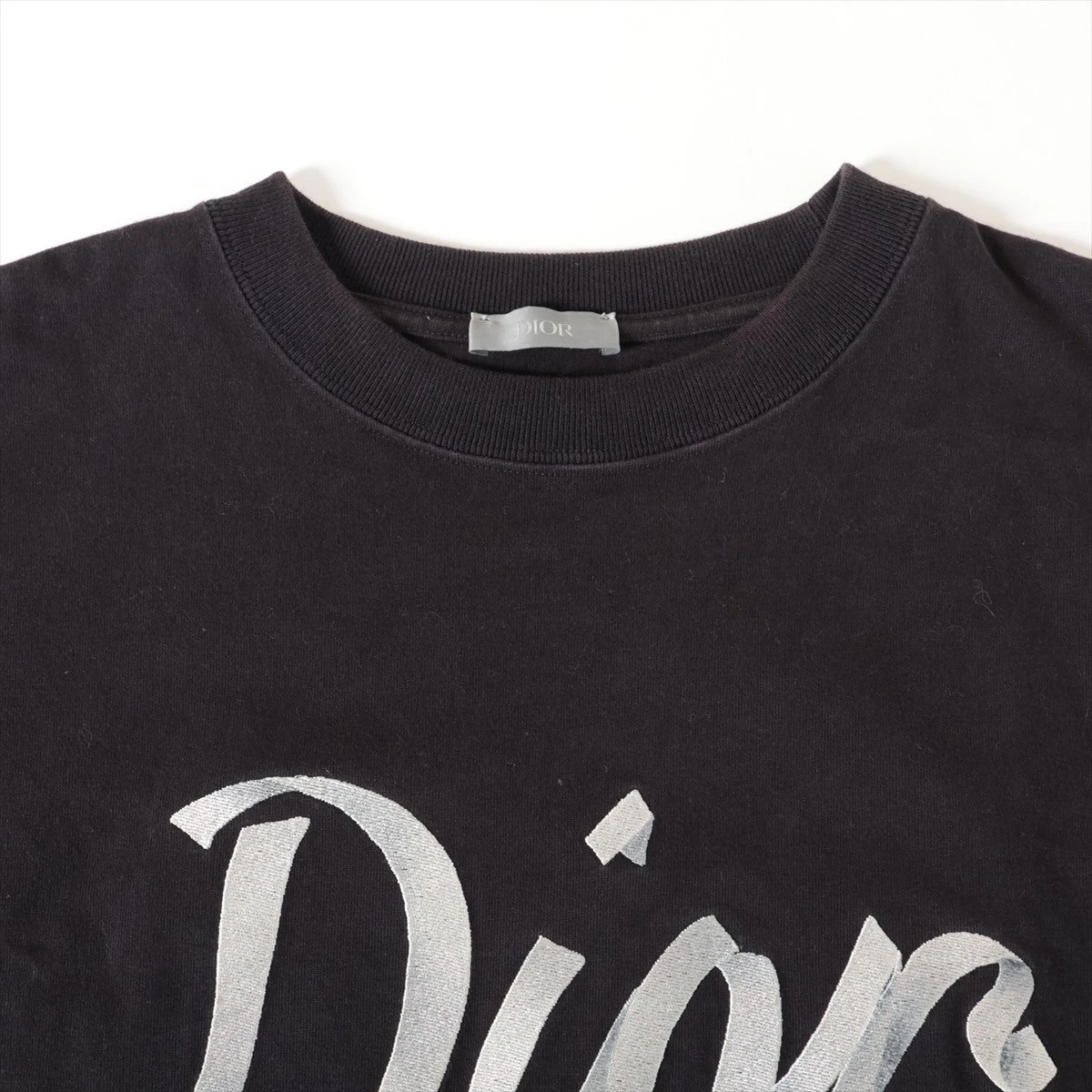 ディオール コットン Tシャツ S メンズ ブラック 293J659A0554 
