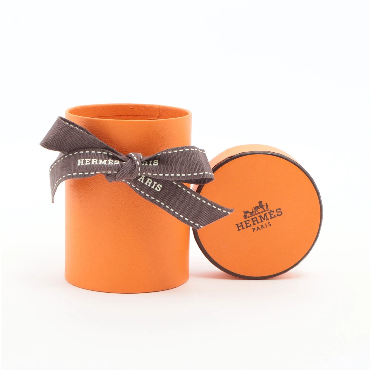 HERMES エルメス　ツイリー　リボン　オレンジ HERMES エルメス スカーフ トゥイリー ツイリー リボン柄