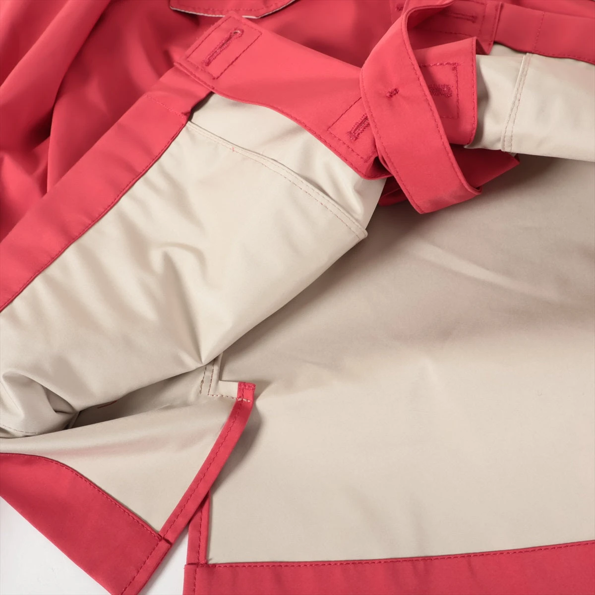 極美品 ロロピアーナ ナイロン フーデットコート ジャケット ピンク 44 XL