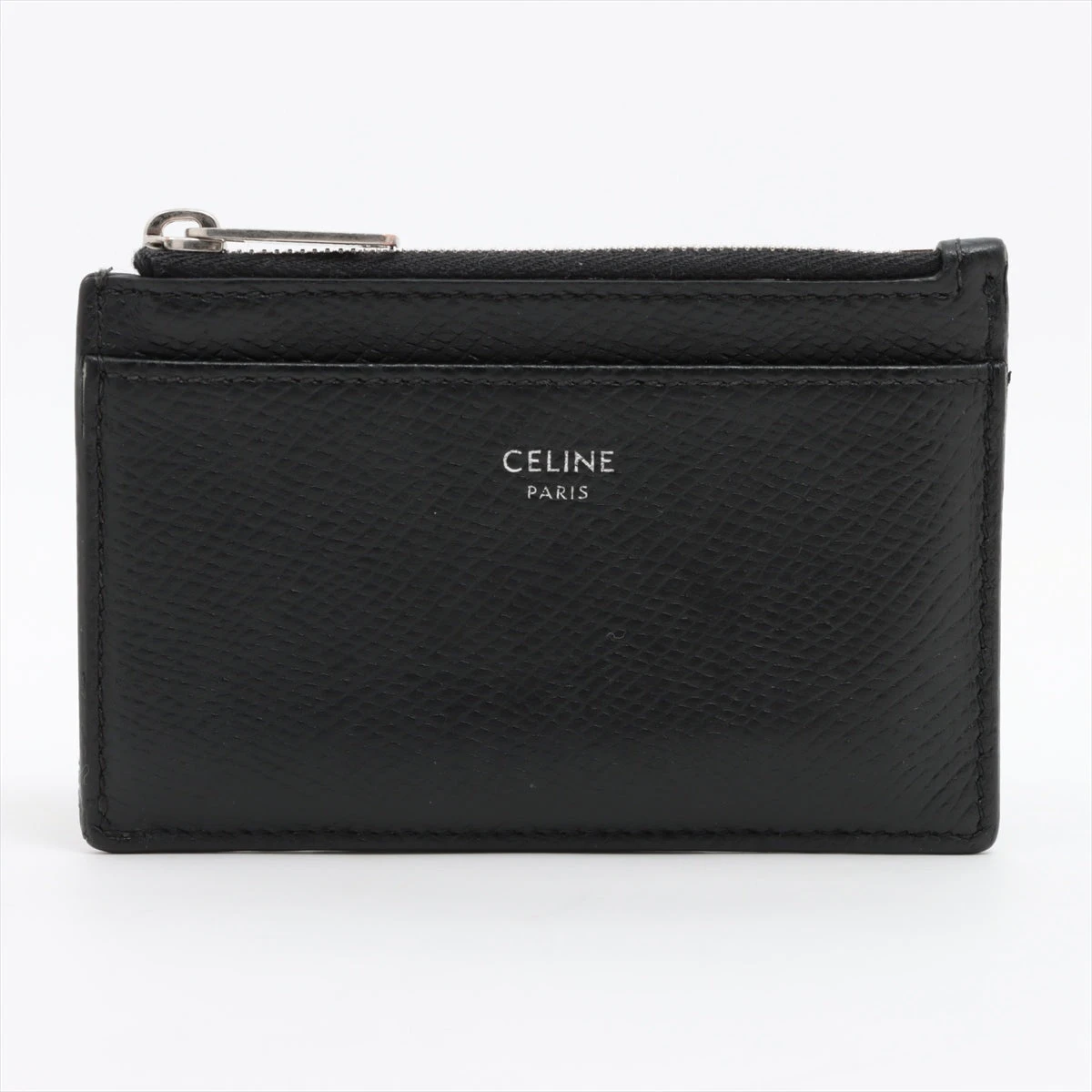 CELINE ブラックレザー カードケース