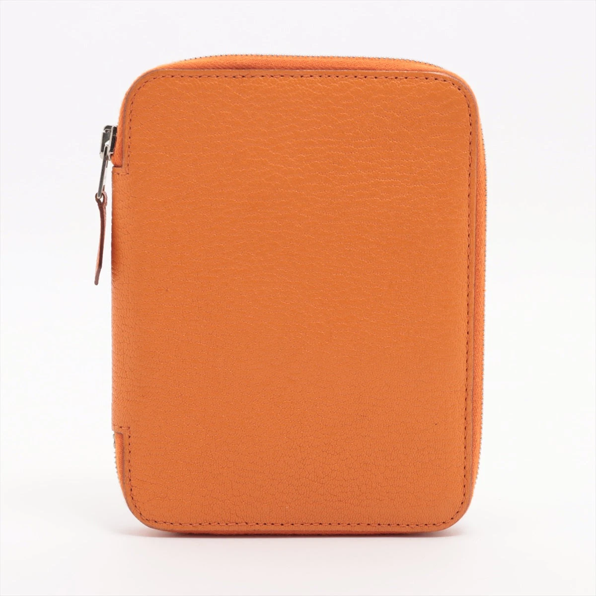極美品】HERMES エルメス アジェンダジップ オレンジ 手帳ケース