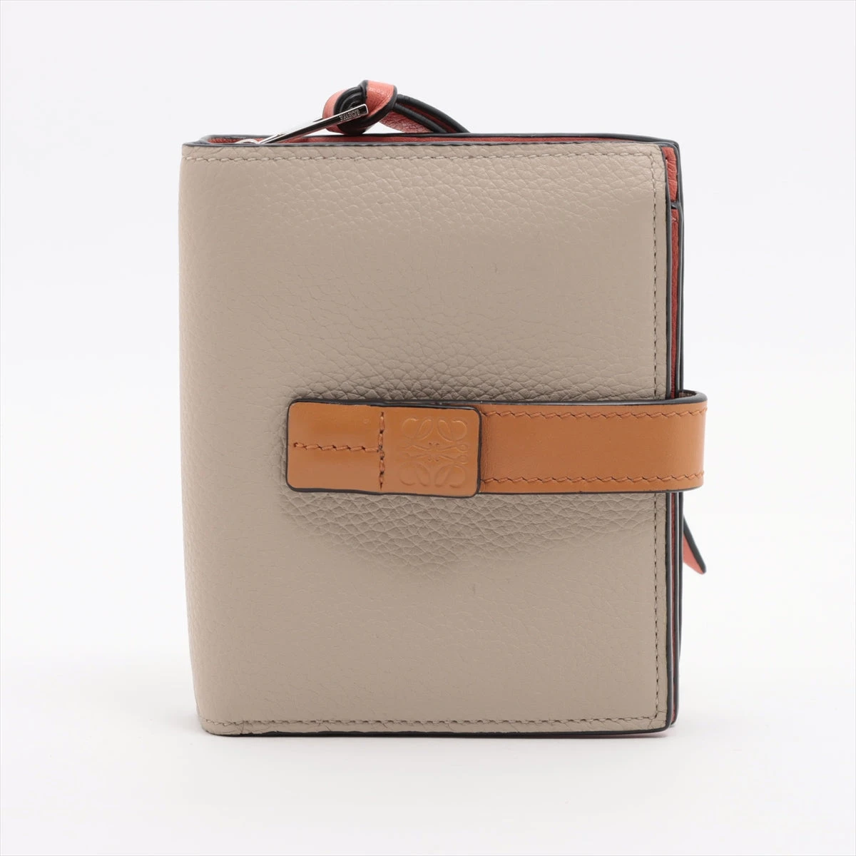 ロエベ アナグラム コンパクトジップ ソフトグレインカーフ コンパクト  