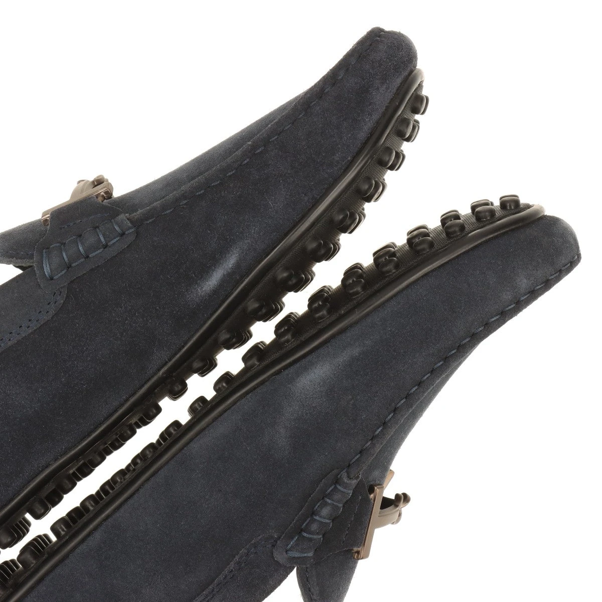 未使用トッズ⭐︎ドライビングシューズメンズネイビー TOD'S(トッズ)ネイビーローファータイプドライビングシューズ 8
