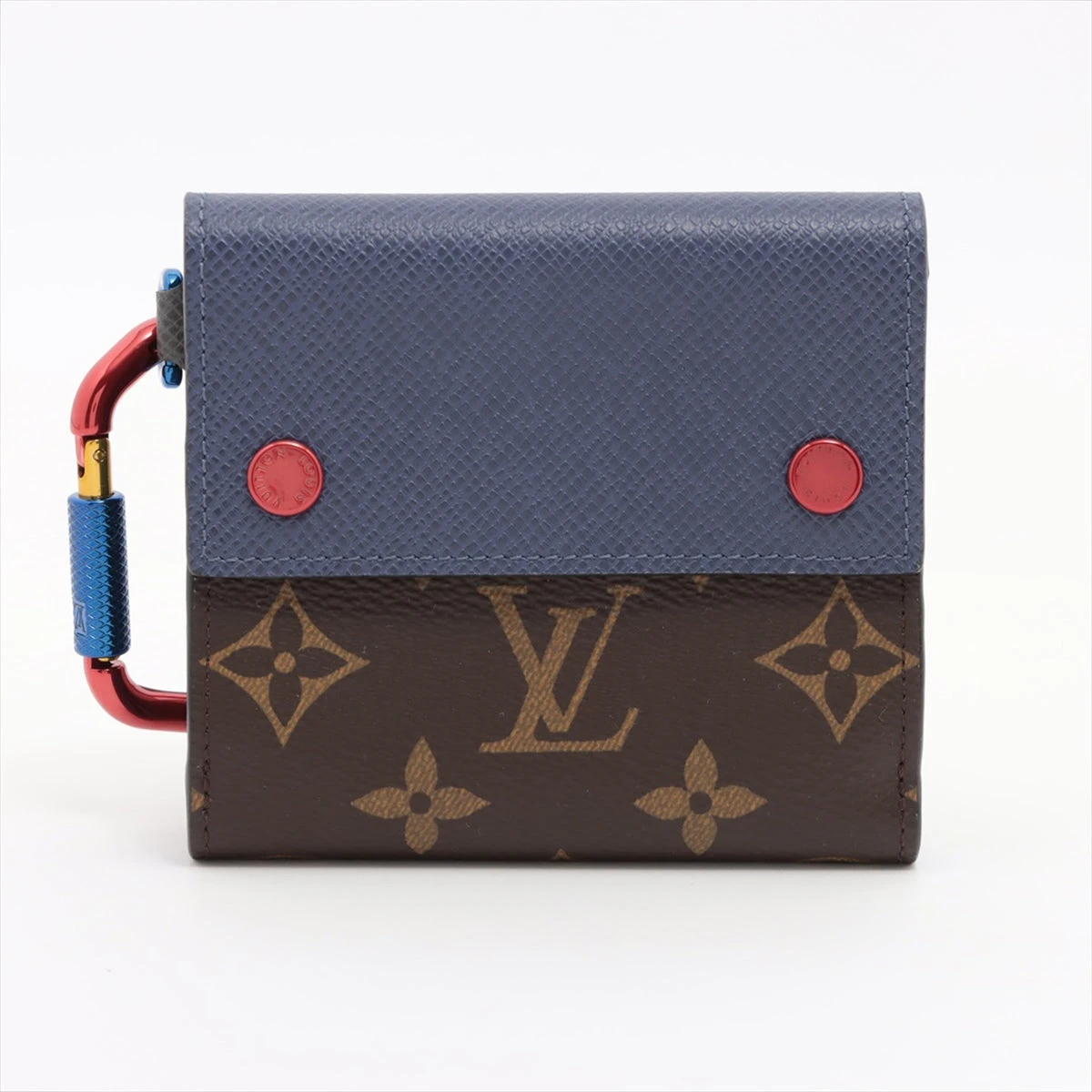 【新品未使用】ヴィトン タイガラマ コンパクトウォレット 折財布 ヴィトン タイガラマ コンパクトウォレット M63041 ブルー