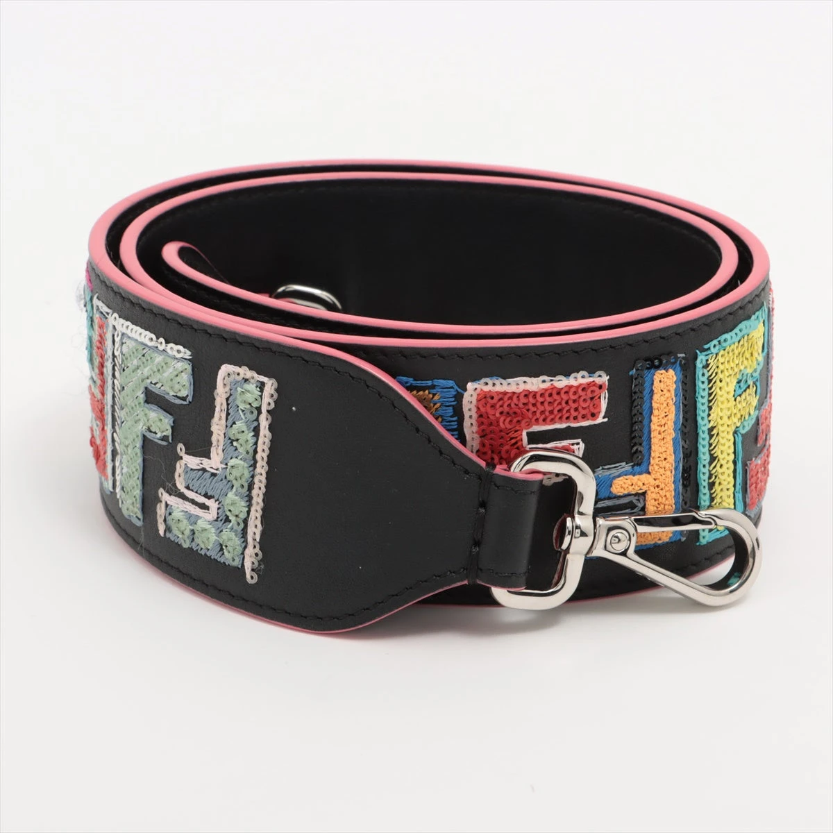 超美品 フェンディ ストラップユー ショルダーストラップ ブラック