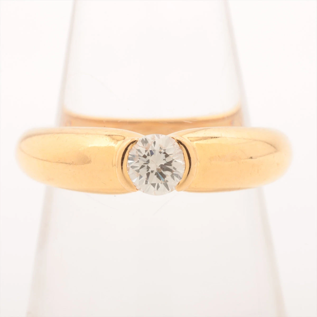 カルティエ シェリー リング #47 K18YG 0.3ctダイヤ Cartier カルティエ シェリー ダイヤモンド リング 0.30ct K18WG