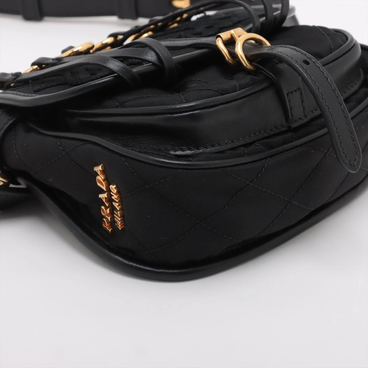 プラダ テスートインプントゥ ナイロン×レザー 2WAYショルダーバッグ 