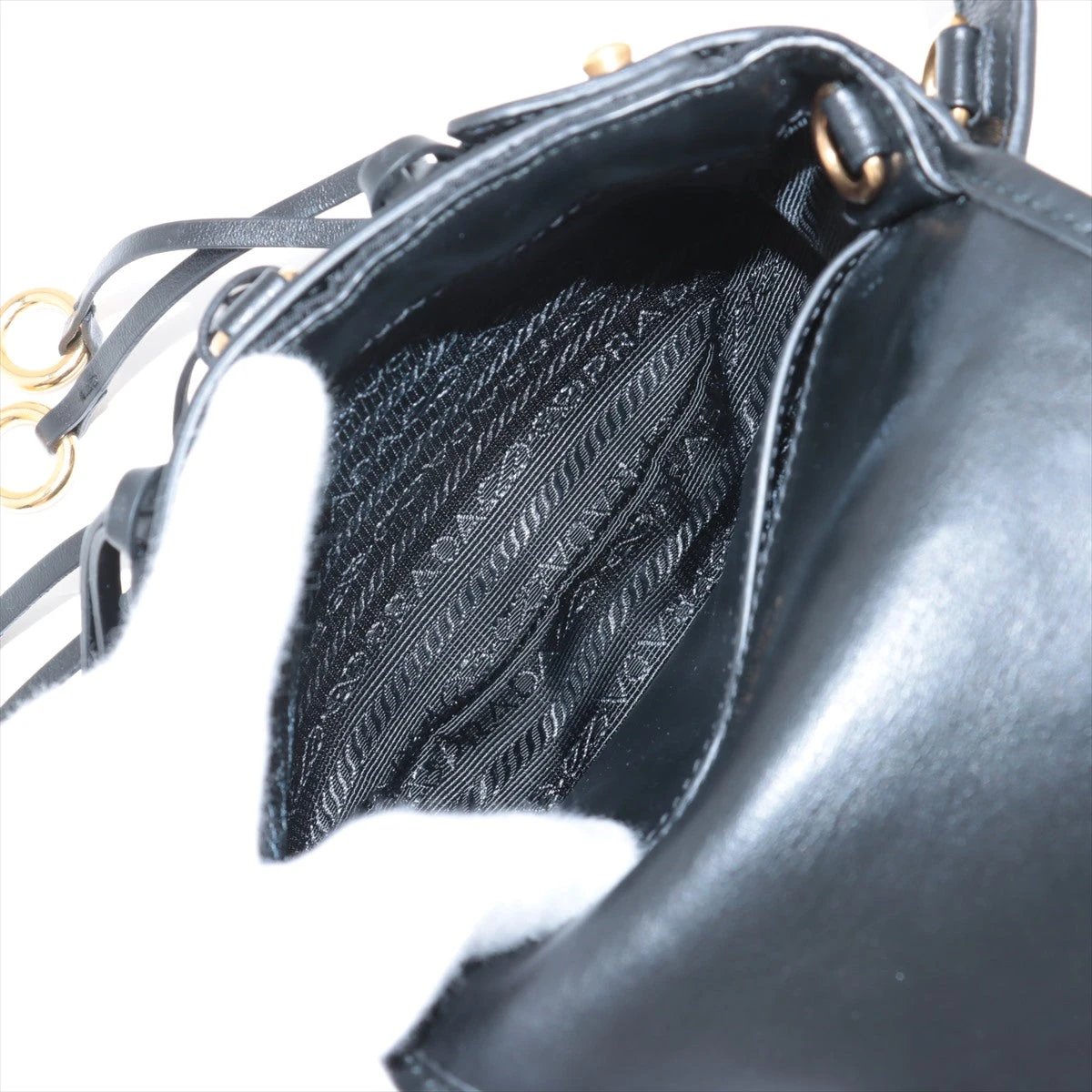 プラダ テスートインプントゥ ナイロン×レザー 2WAYショルダーバッグ 