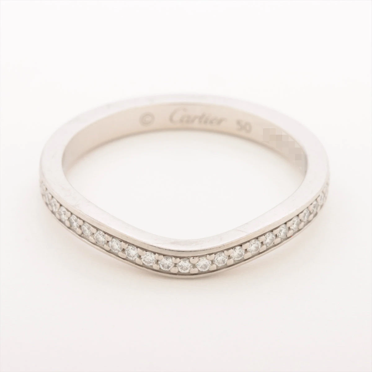 ぱあるカルティエ バレリーナ　ハーフエタニティ50 カルティエ バレリーナ ハーフエタニティ
