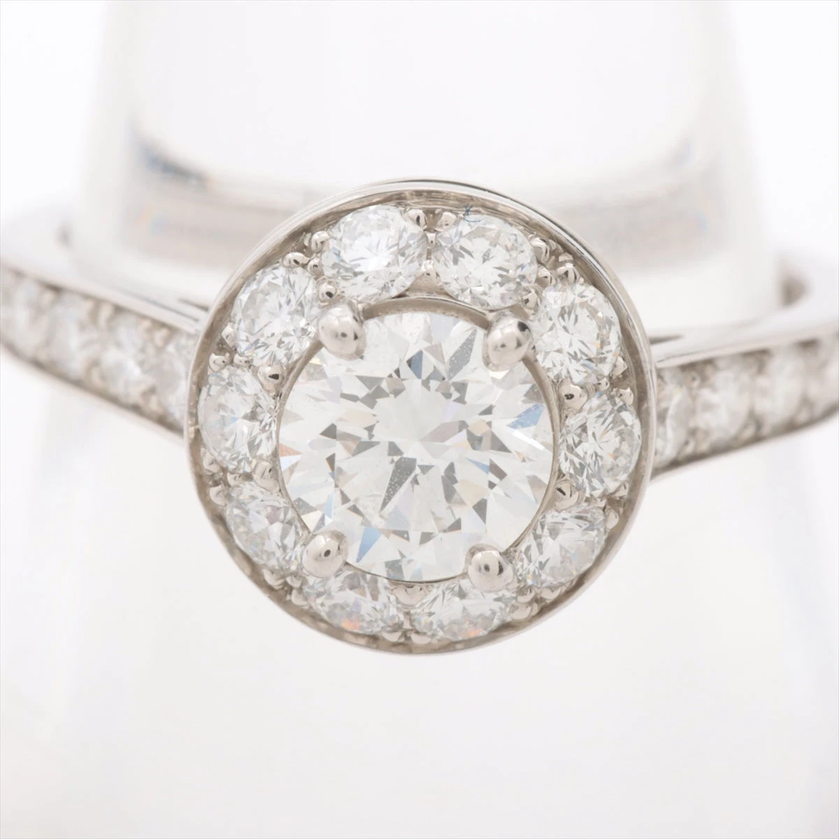 ヴァンクリーフ&アーペル イコーヌ ダイヤ リング Pt950 3.5g 0.51 E