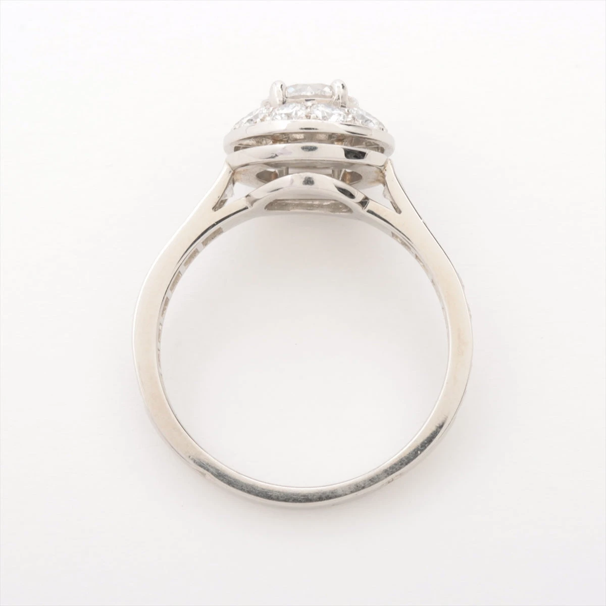 ヴァンクリーフ&アーペル イコーヌ ダイヤ リング Pt950 3.5g 0.51 E