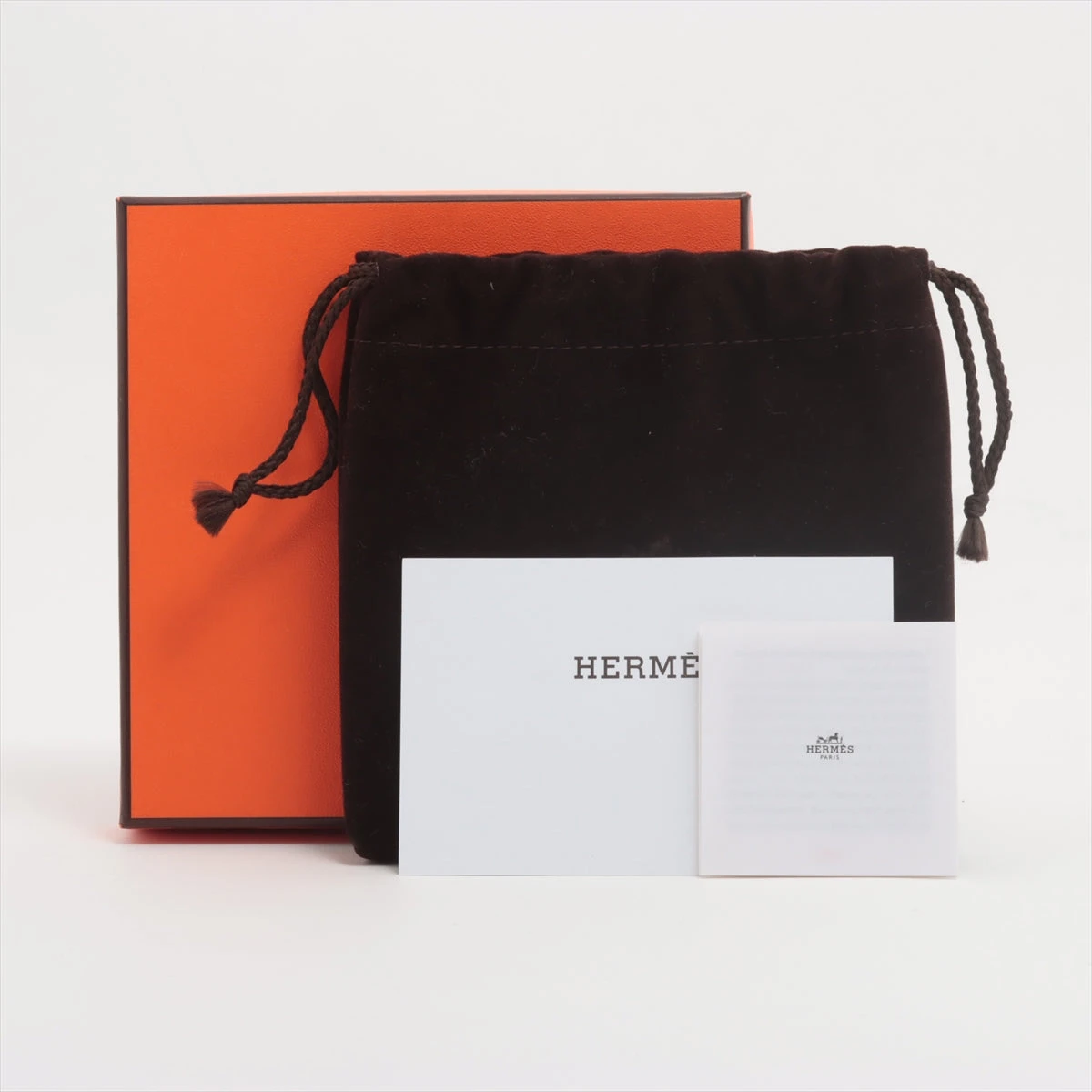 エルメス ヴァリアシオン ペンダント バッファローホーン ブラウン