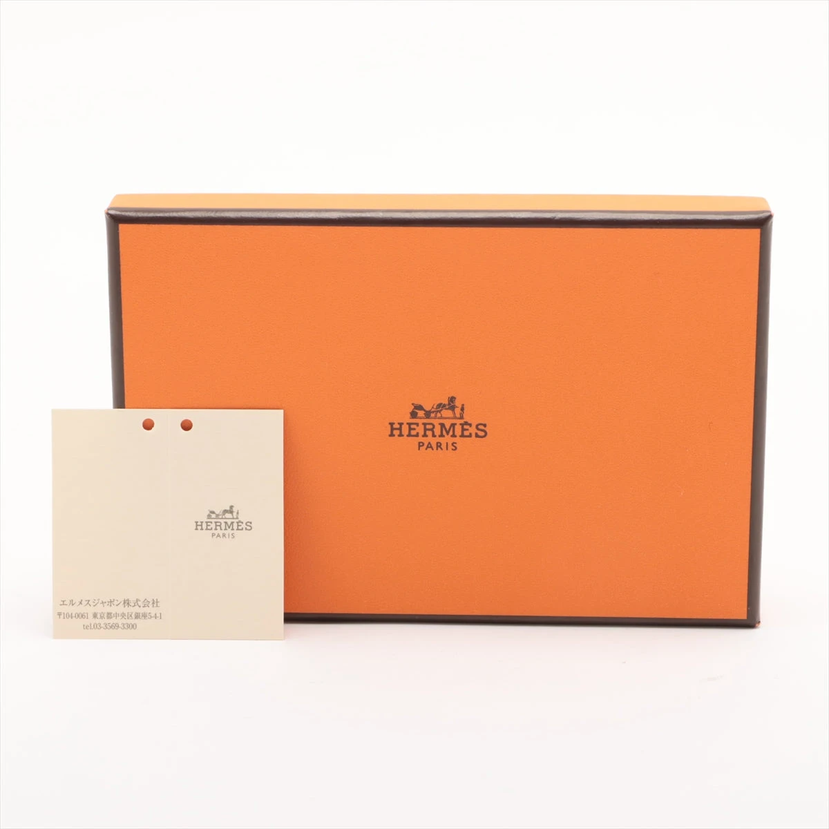 エルメス カルヴィ ヴォーマダム カードケース ブラック