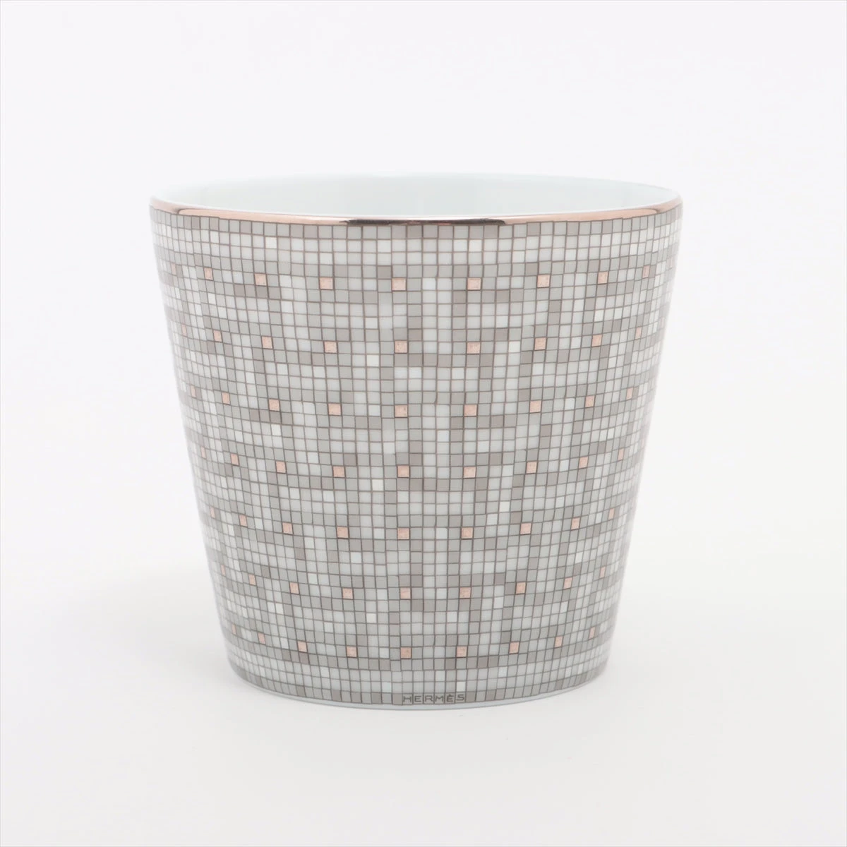 エルメス ゴブレット モザイク24 プラチナ カップ コップ 食器 洋食器  