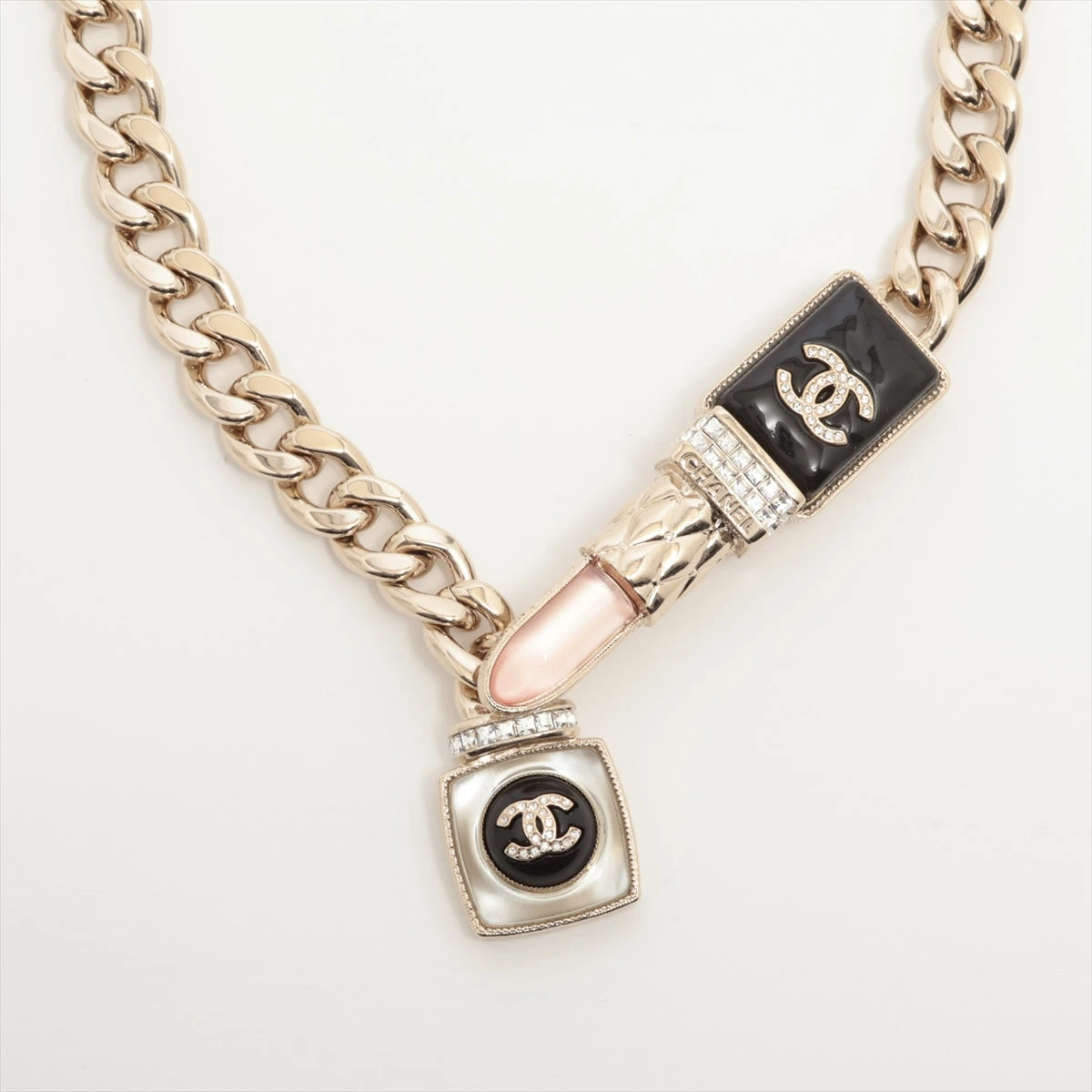シャネル AB7680 ココマーク パフュームボトル A22C ネックレス レジン