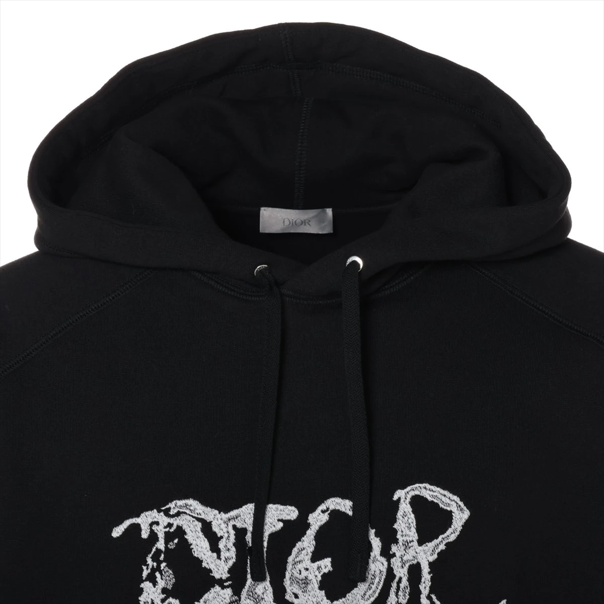 ディオール×ピータードイグ コットン パーカー M メンズ ブラック