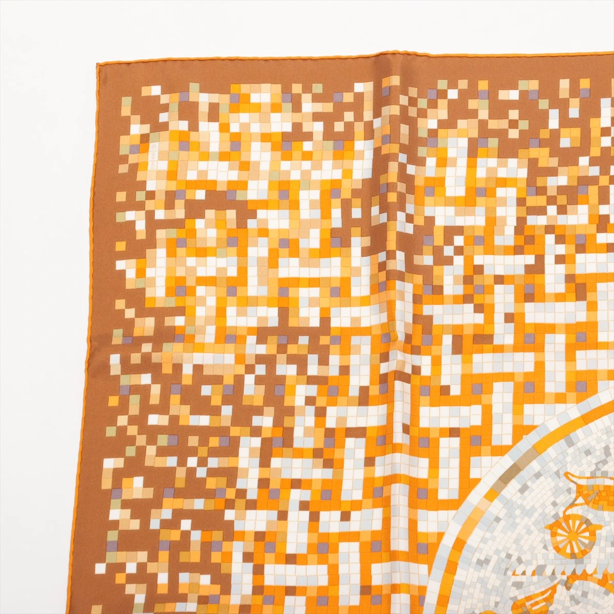 エルメス カレ90 Mosaique Au 24 モザイク24 スカーフ シルク
