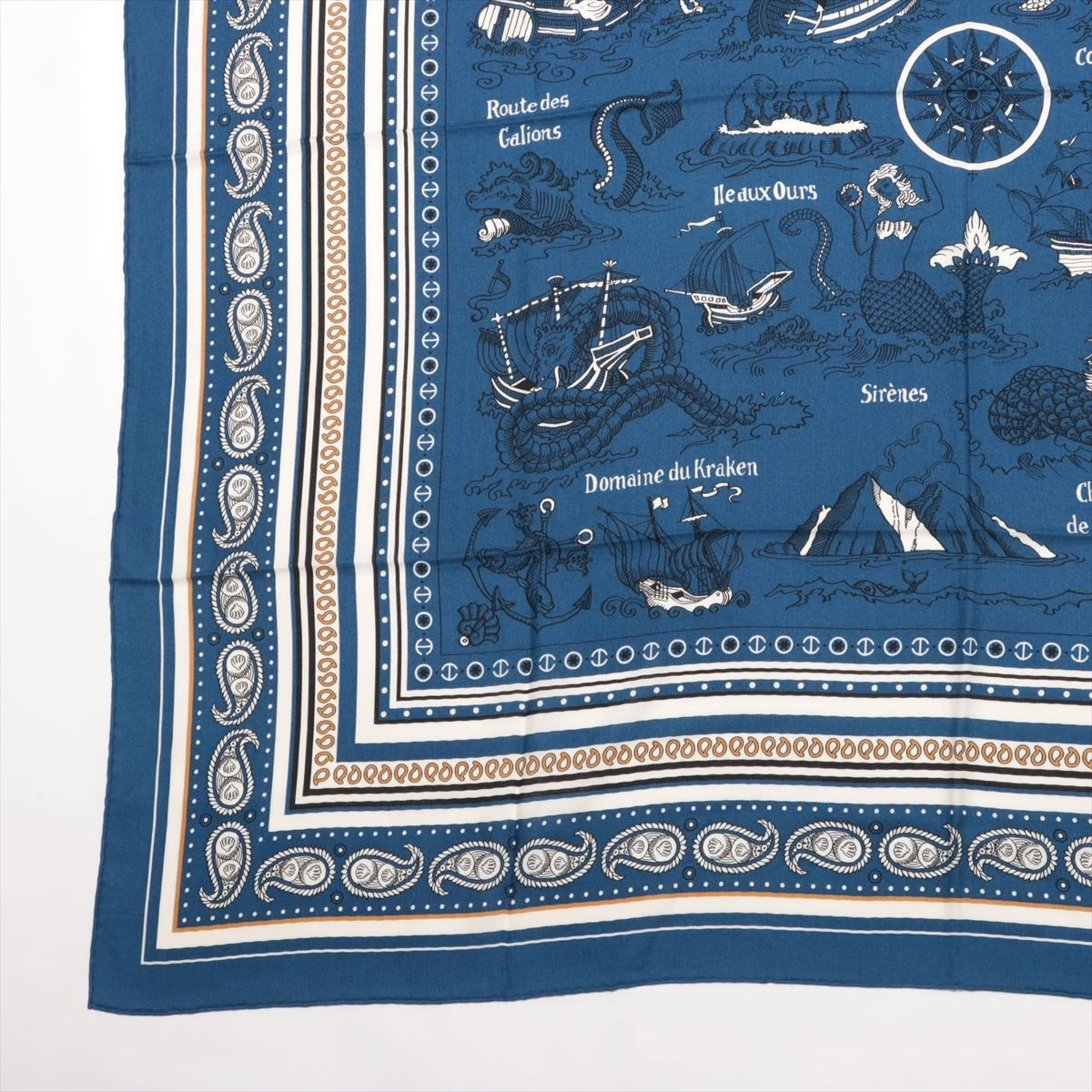 エルメス カレジェアン Tatouages Marins Bandana 船乗りの