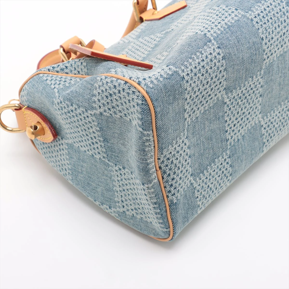ルイ・ヴィトン スピーディ バンドリエール25 ハンドバッグ ダミエデニム LouisVuitton《スピーディ・バンドリエール25》青 ダミエ 直営店