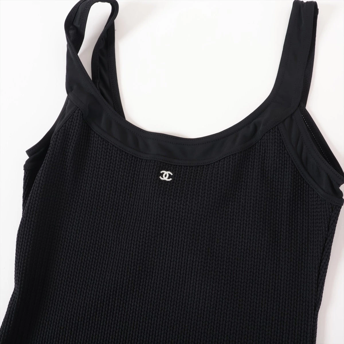 96p 美品 激レア シャネル タンクトップ ブラック 40 Lサイズ