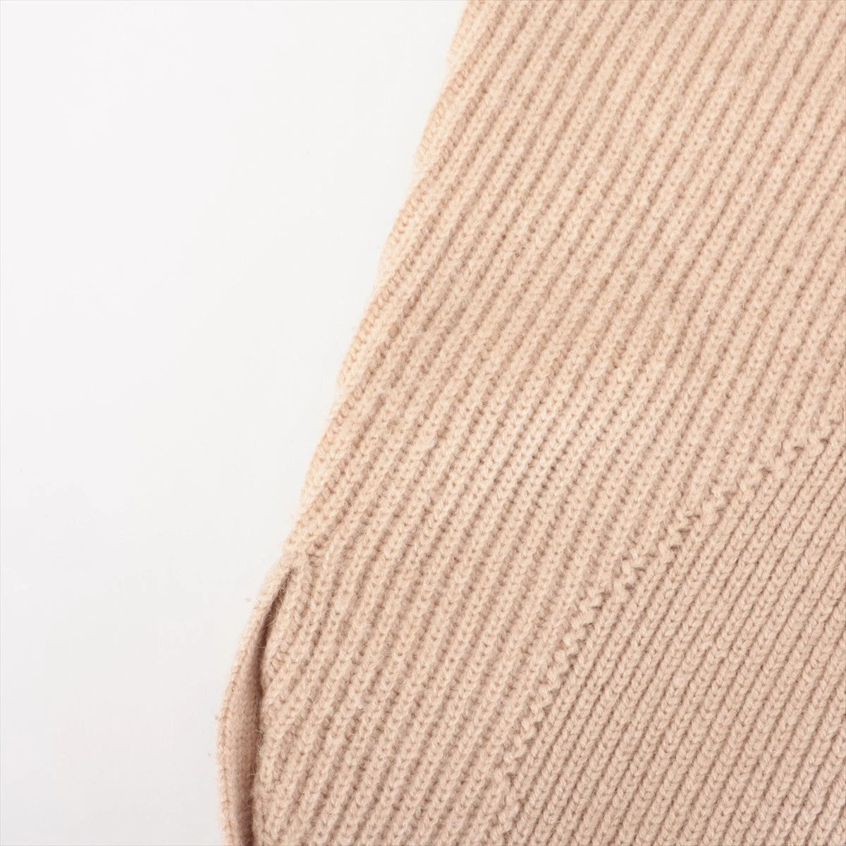 エルメス キャメル ニット 38 レディース ベージュ セリエボタン