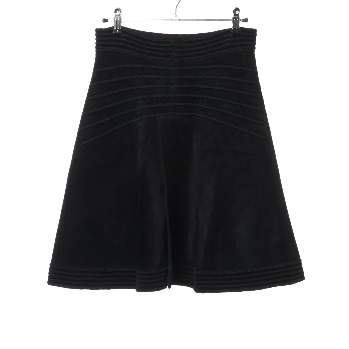 美品✨️ アライア ウール レーヨン スカート 38 ブラック フレア 美品✨️ アライア ウール レーヨン スカート 38 ブラック フレア