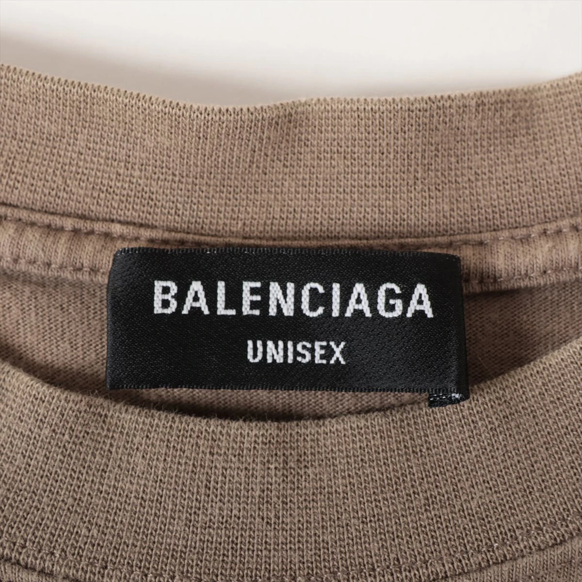 BALENCIAGA ダークブラウン Tシャツ M BALENCIAGA ダークブラウン Tシャツ M 2018SS BALENCIAGA