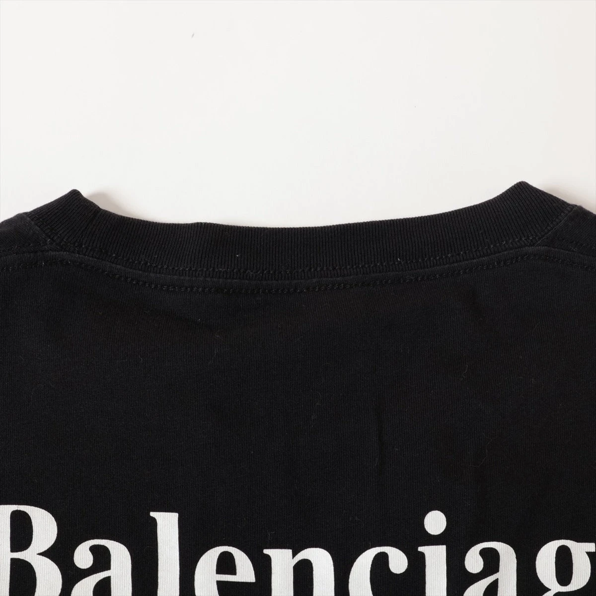 BALENCIAGA 17AW キャンペーンロゴTシャツ XS バレンシアガ キャンペーンロゴ 17年 コットン Tシャツ XS メンズ