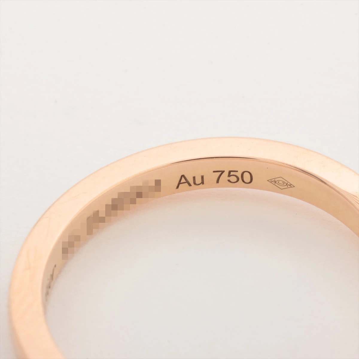 Cartier リング バレリーナ カーブ 3P ダイヤ Au750 PG Cartier リング バレリーナ カーブ 3P ダイヤ Au750 PG