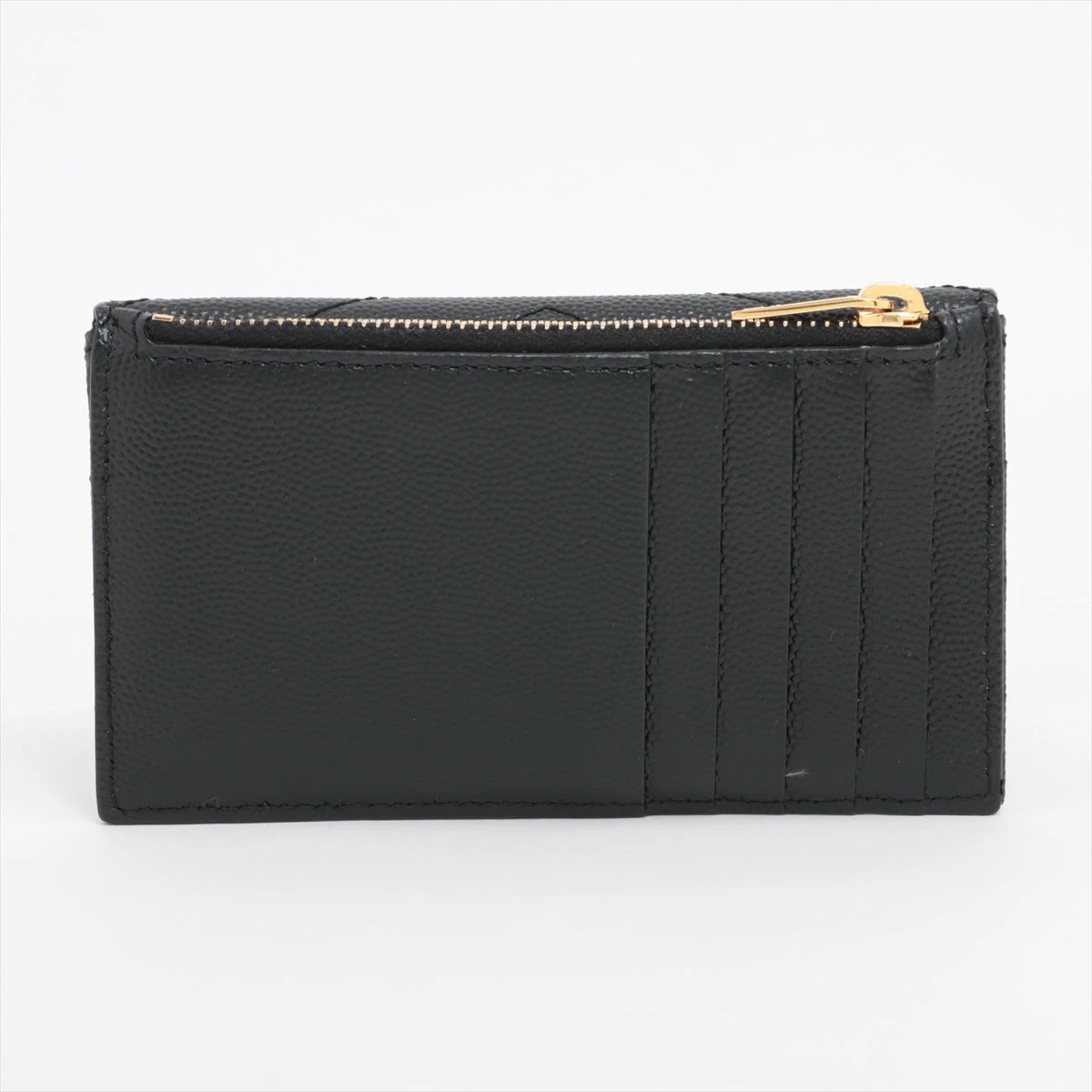 極美✨付属完備✨サンローラン 長財布 レザー Vステッチ キルティング 黒 極美✨サンローラン 二つ折り財布 キルティング Vステッチ