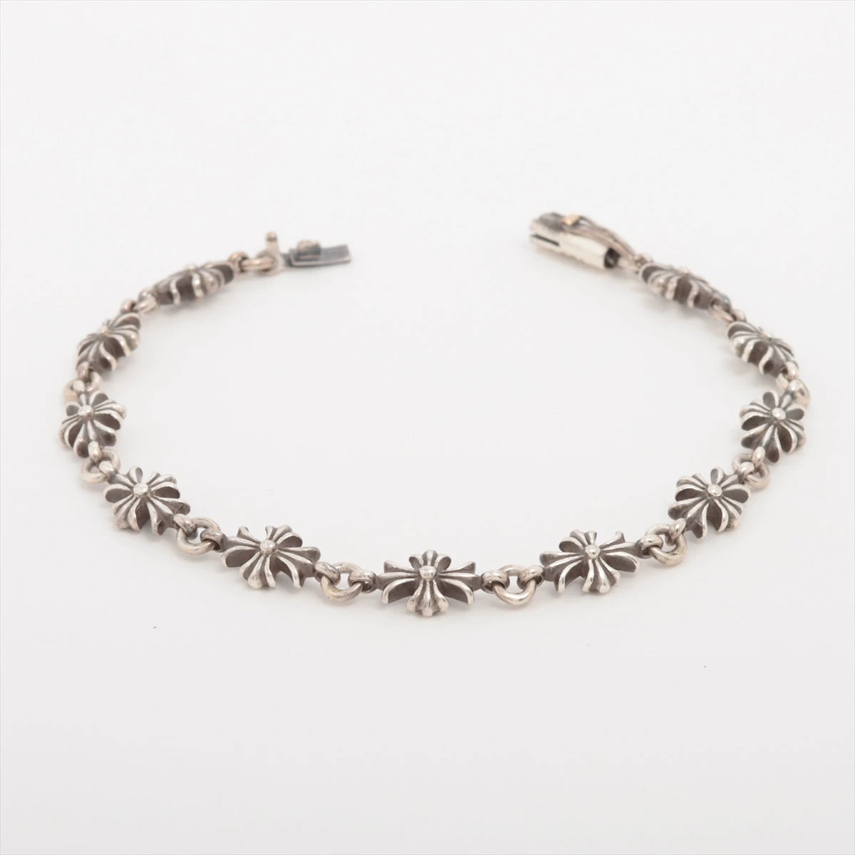 希少12リンク″ クロムハーツ タイニーeCHプラスブレスレット12リンク