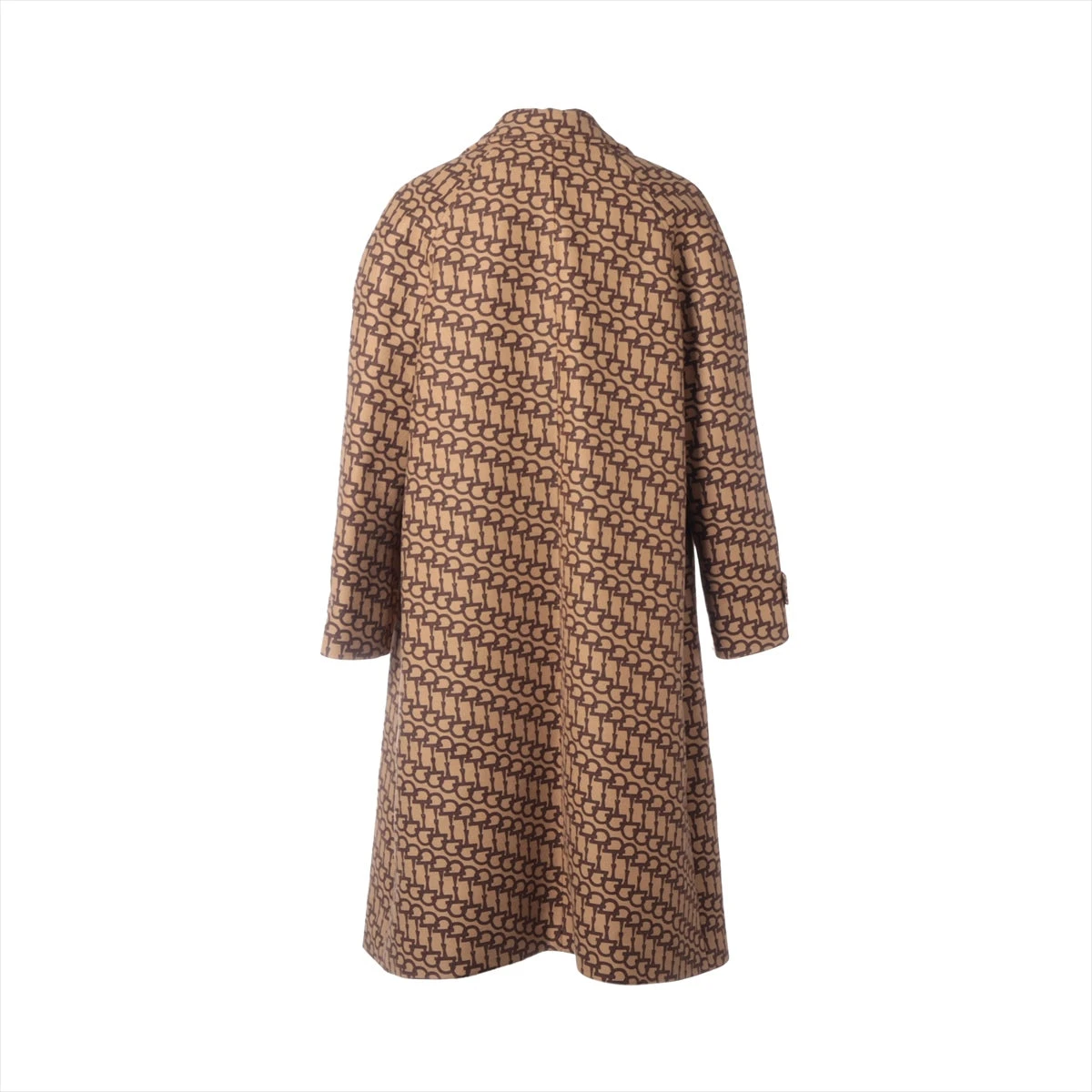 極美品 グッチ ロングコート ハニーベージュ ホースビット 40Lサイズ 金具 極美品 グッチ ロングコート ハニーベージュ ホースビット 40L