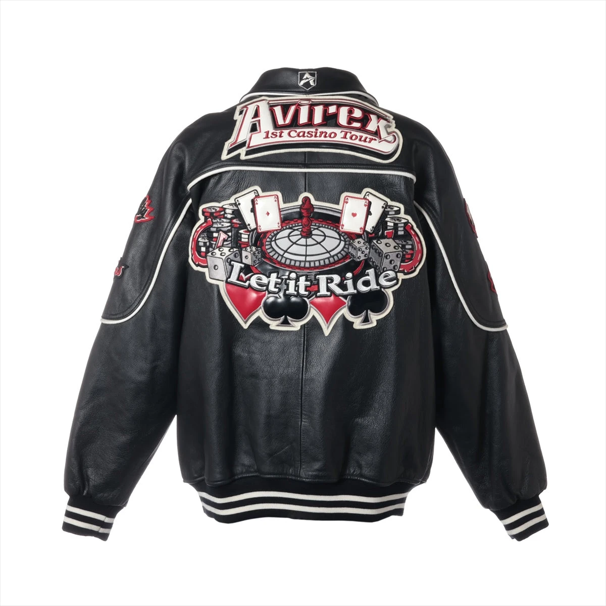 アヴィレックス レザー レザージャケット XXXL メンズ ブラック 1st