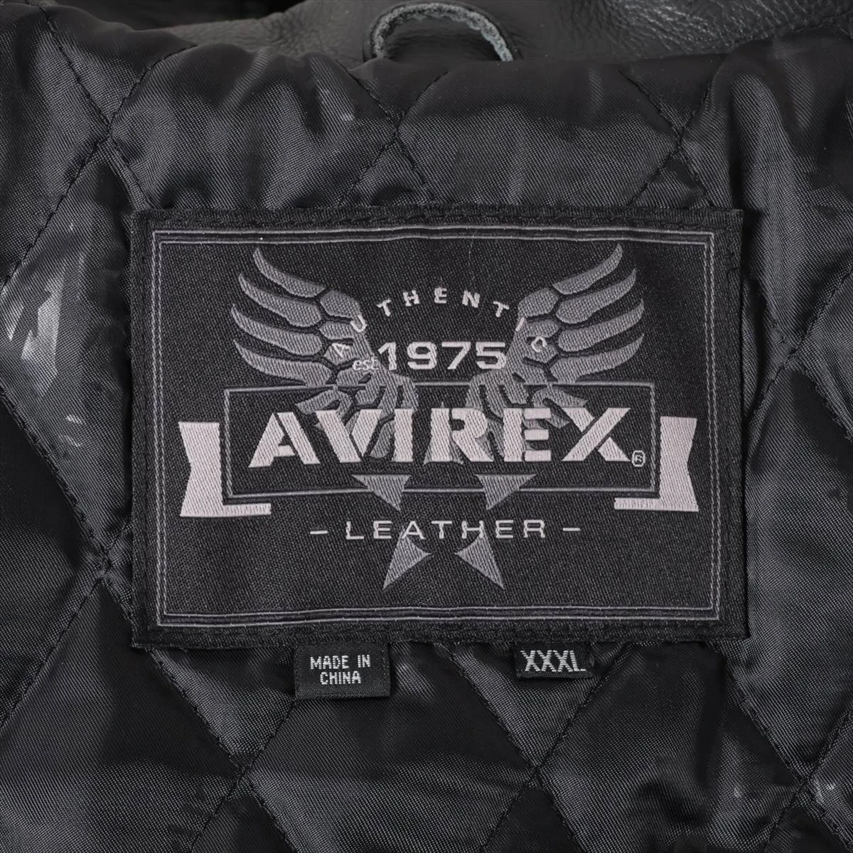 アヴィレックス レザー レザージャケット XXXL メンズ ブラック 1st
