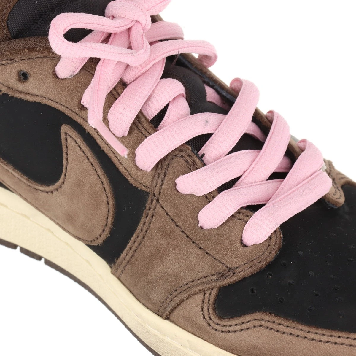 ナイキ×トラヴィススコット AIR JORDAN 1 LOW OG SP スエード×レザー