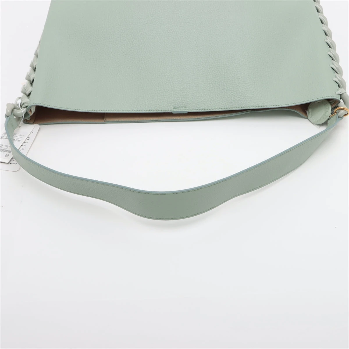新品 ステラマッカートニー フレイム ショルダー バッグ グリーン Women ブラック フレイム マイロ ショルダー バッグ | Stella