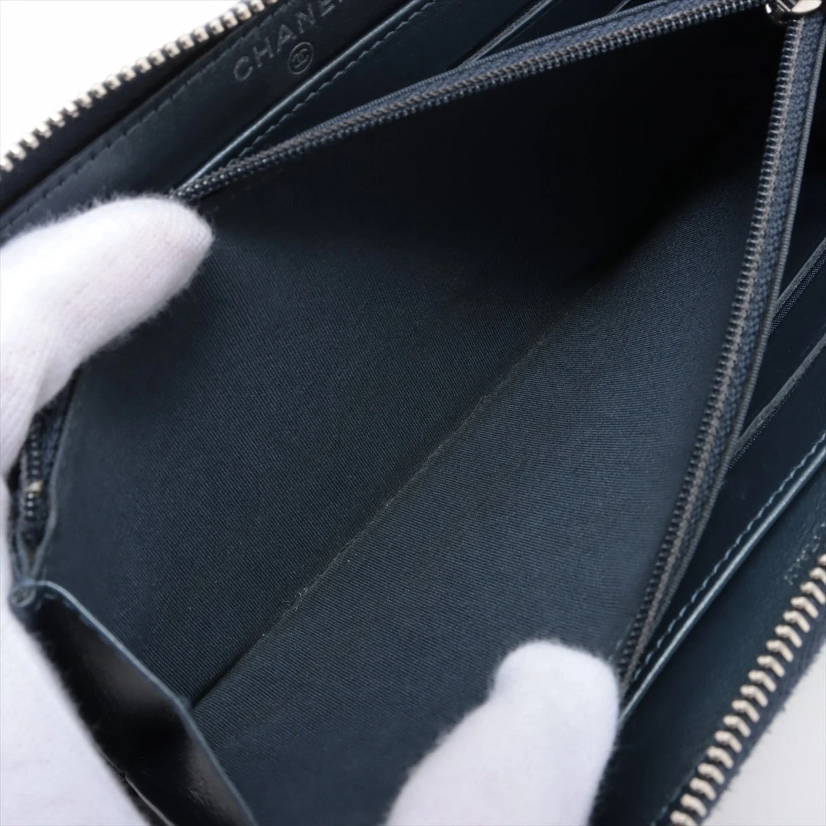 CHANEL シャネル ラウンドファスナー長財布 ジップウォレット