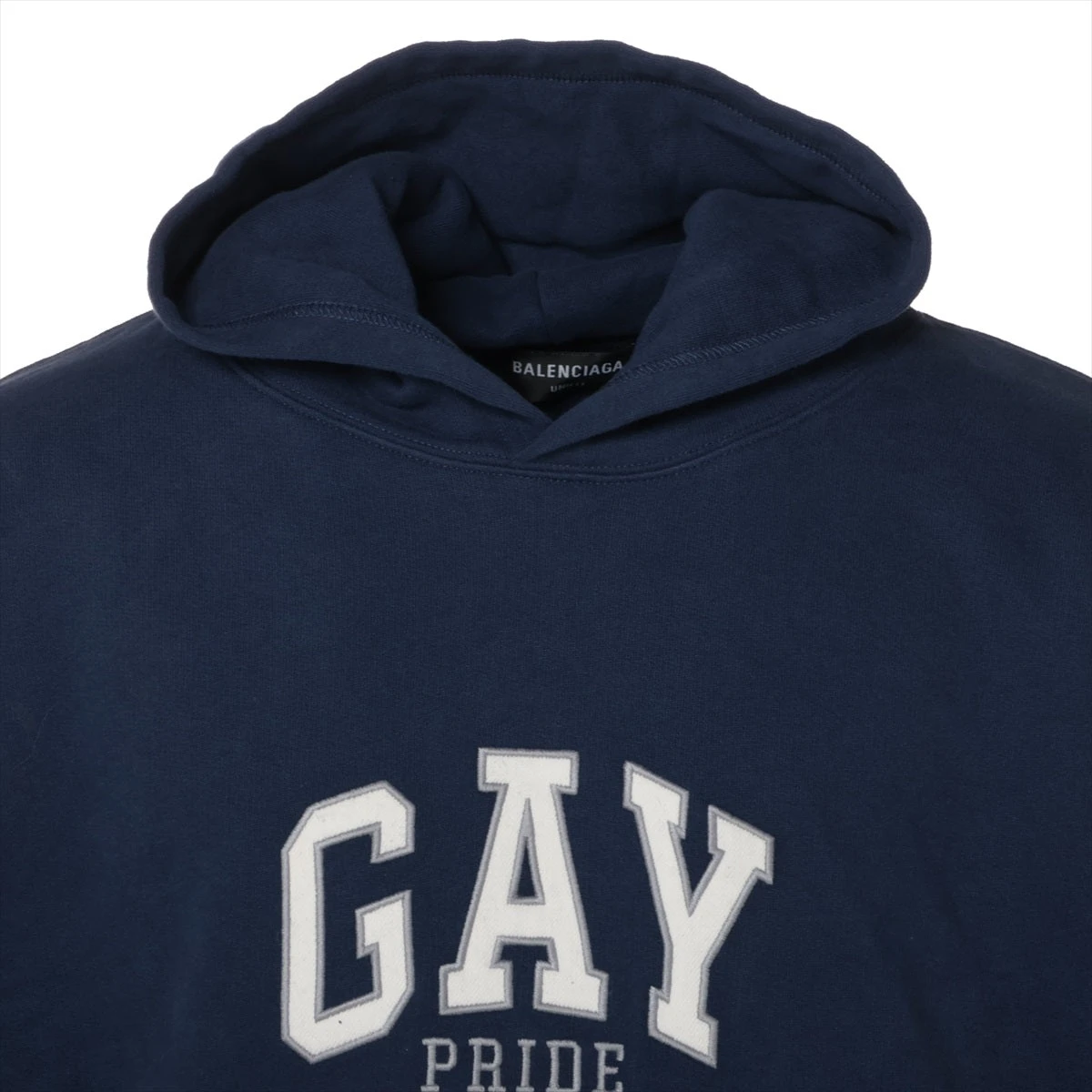バレンシアガ コットン パーカー XXS メンズ ブルー GAY PRIDE 651799 