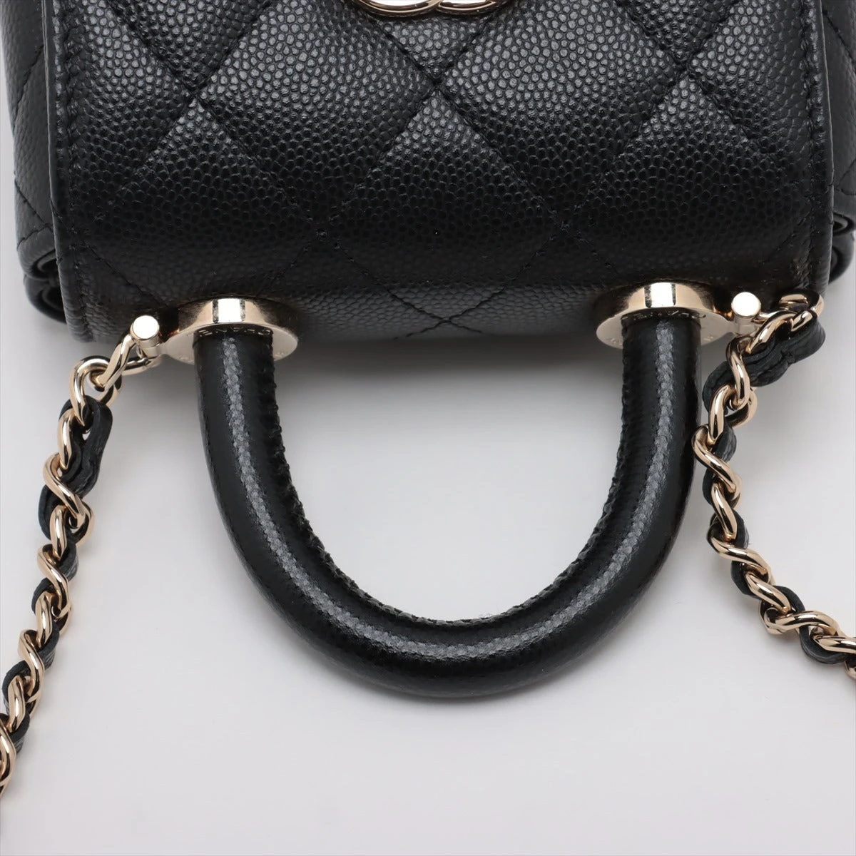 CHANEL ショルダーバッグ マイクロ ココハンドル AP4245 B05061 24K◇CHANEL ミニココハンドル ハンドバッグ 11cm マイクロ