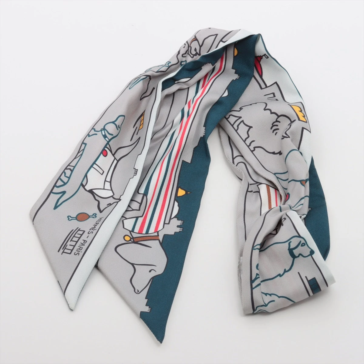 エルメス ツイリー Les Chiens Parisiens パリジャンの犬